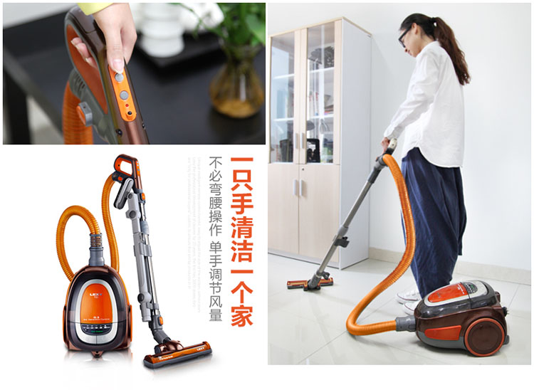 莱克vc-t3515e-5 家用 大吸力无耗材 除螨 小型吸尘器