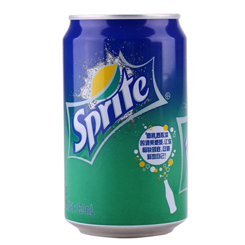 可口可乐 雪碧330ml 24罐1箱