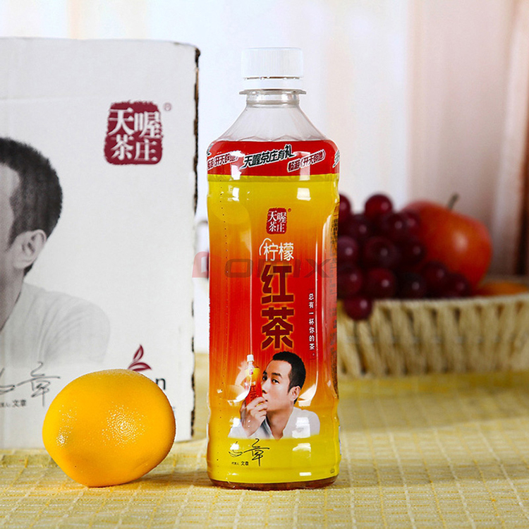 天喔茶庄 柠檬红茶 500ml(12瓶/箱 整箱销售)