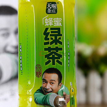 天喔茶庄 蜂蜜绿茶 500ml(12瓶/箱 整箱销售)