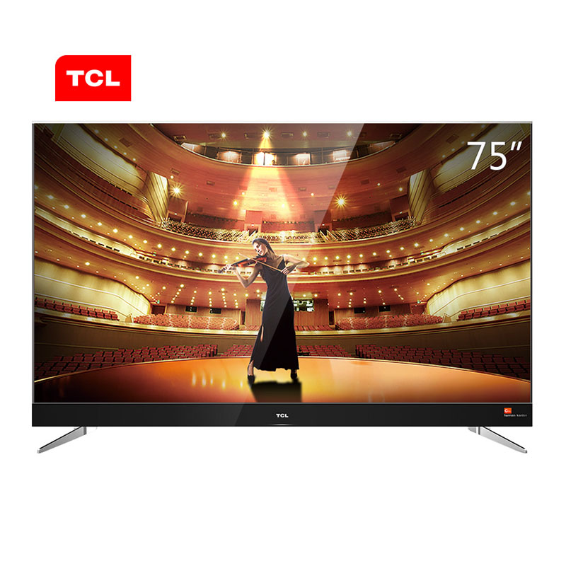 tcl 75c2 75英寸 电视 黑色