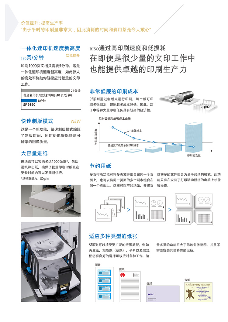 理想riso sf9390c 数码制版全自动孔版速印机 灰色 (单位:台)