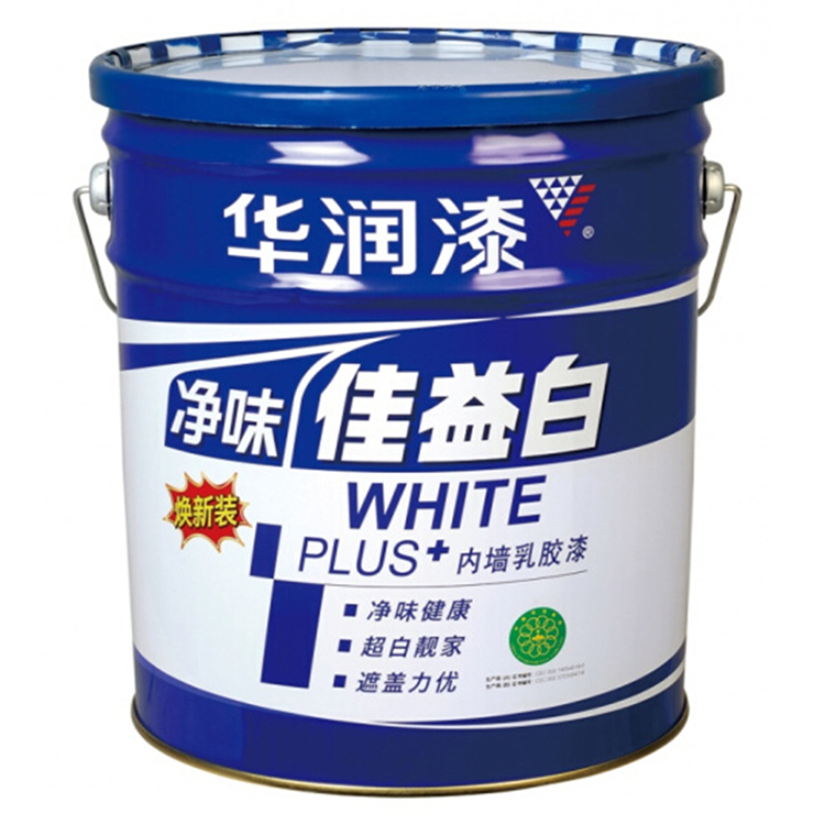 华润漆 18l 净味佳益白内墙乳胶漆(单位:桶)