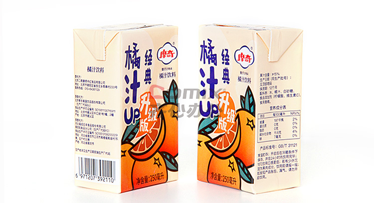 摩奇 橘汁饮料 250ml*24盒 (单位:箱)