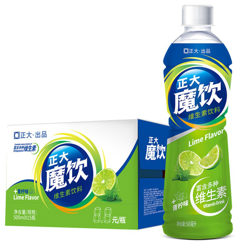 正大魔饮 维生素饮料青柠味 500ml*15瓶 单位:箱