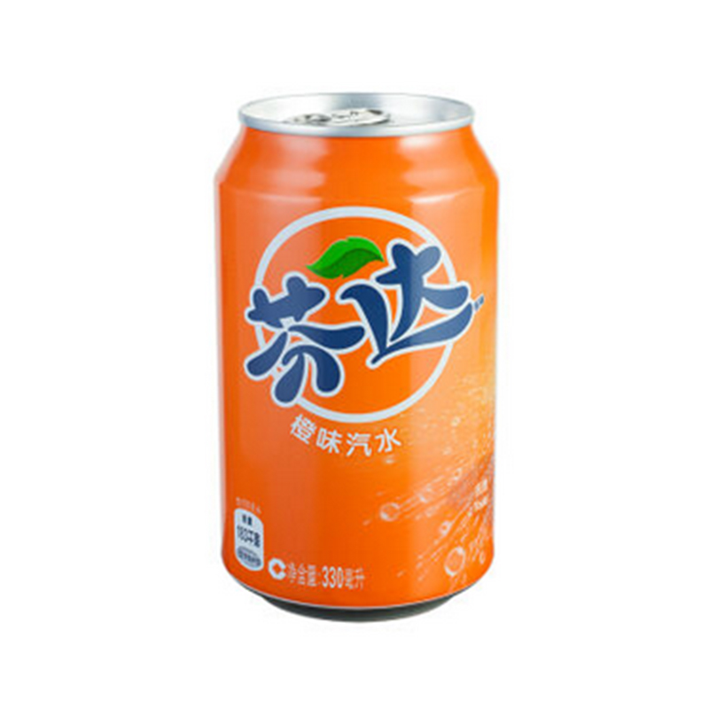 芬达 碳酸饮料330ml*24听/箱 本色