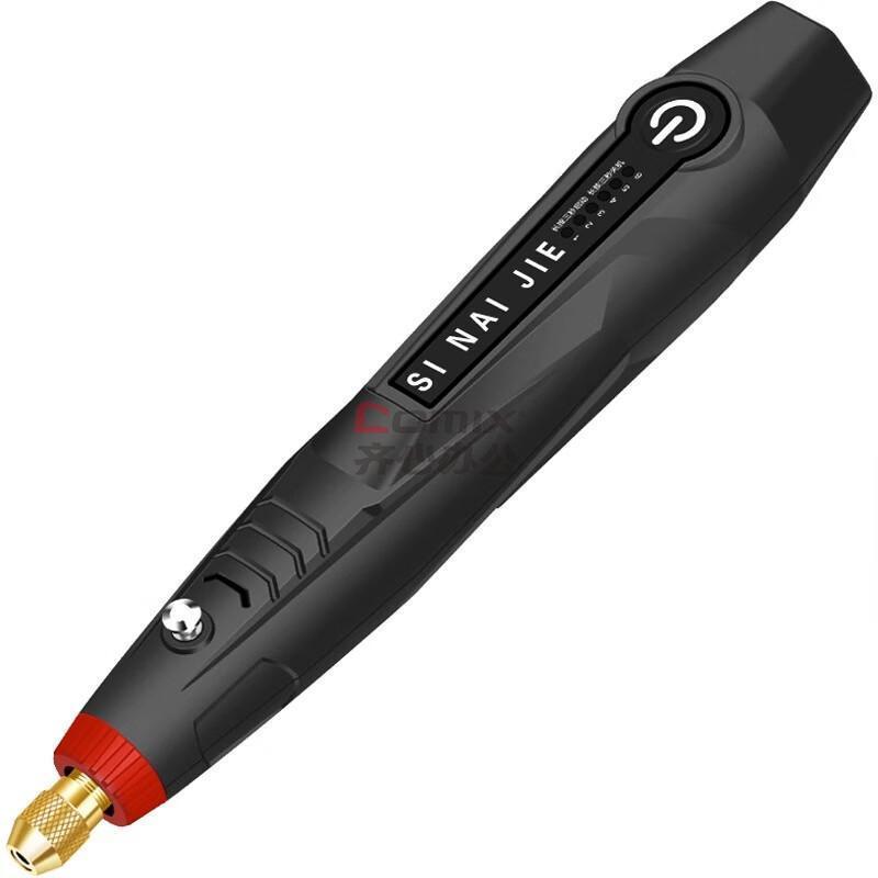 电磨机 小型手持电动打磨机抛光神器玉石木雕刻笔diy工具迷你电钻(含2