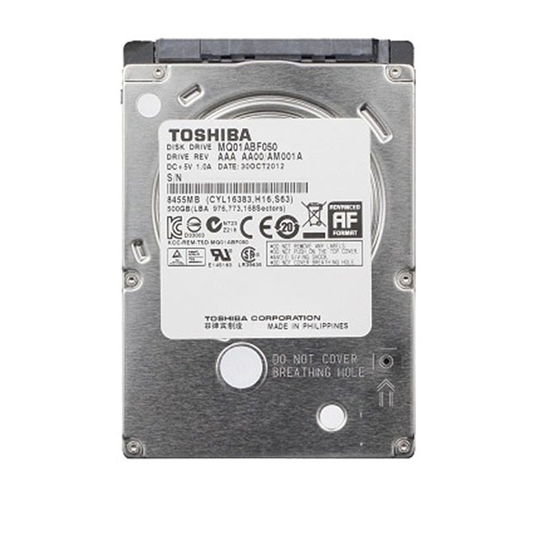 东芝mq01abf050 500gb 5400转8m sata 笔记本硬盘