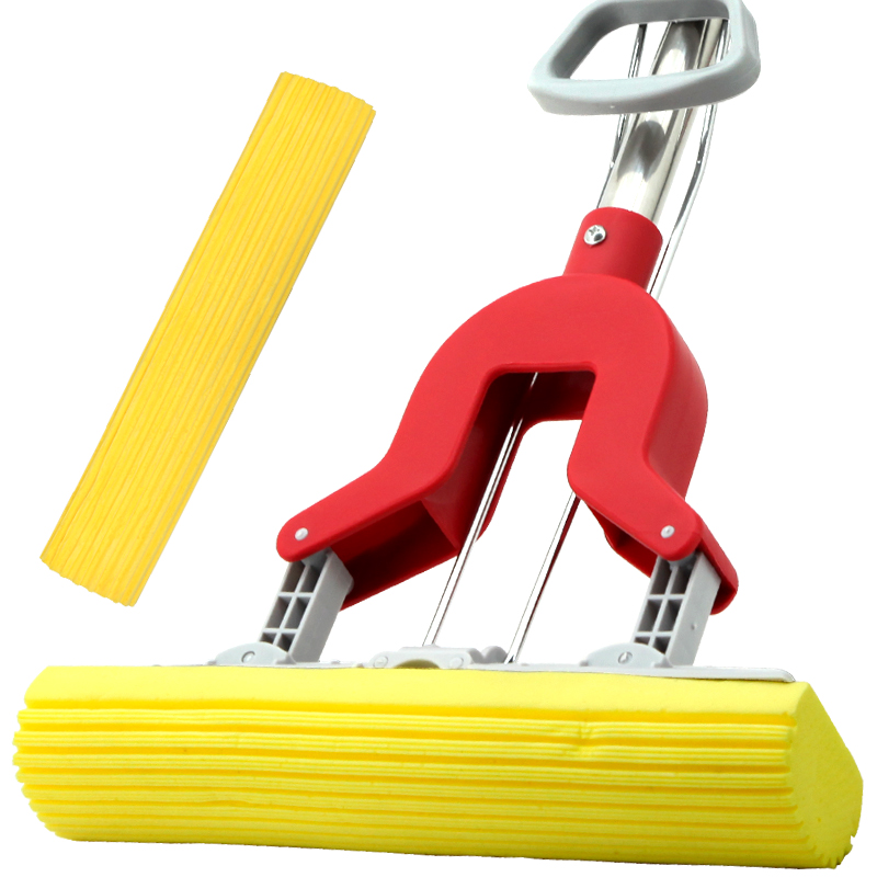 伊司达 east 拖把蝴蝶公主胶棉拖 对折式吸水 送胶棉头一个 es1226