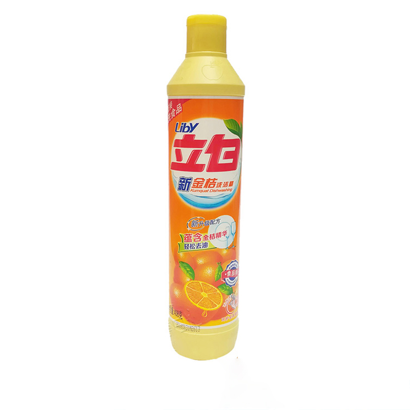 立白 瓶装新金桔洗洁精408g 黄色 28瓶/箱