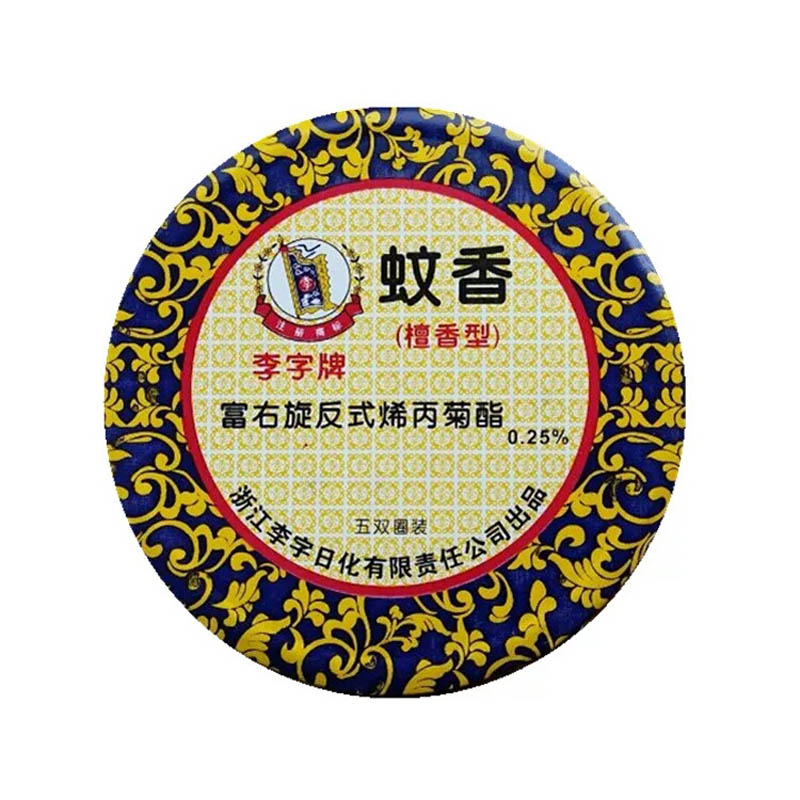 李字蚊香 8g檀香型 5双圈装