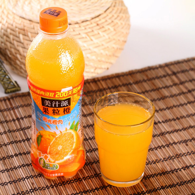美汁源 果粒橙 450ml(12瓶/箱 整箱销售)