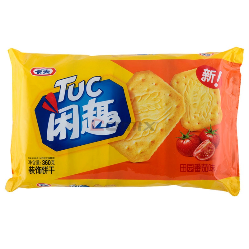 闲趣 装饰饼干(田园番茄味)360g