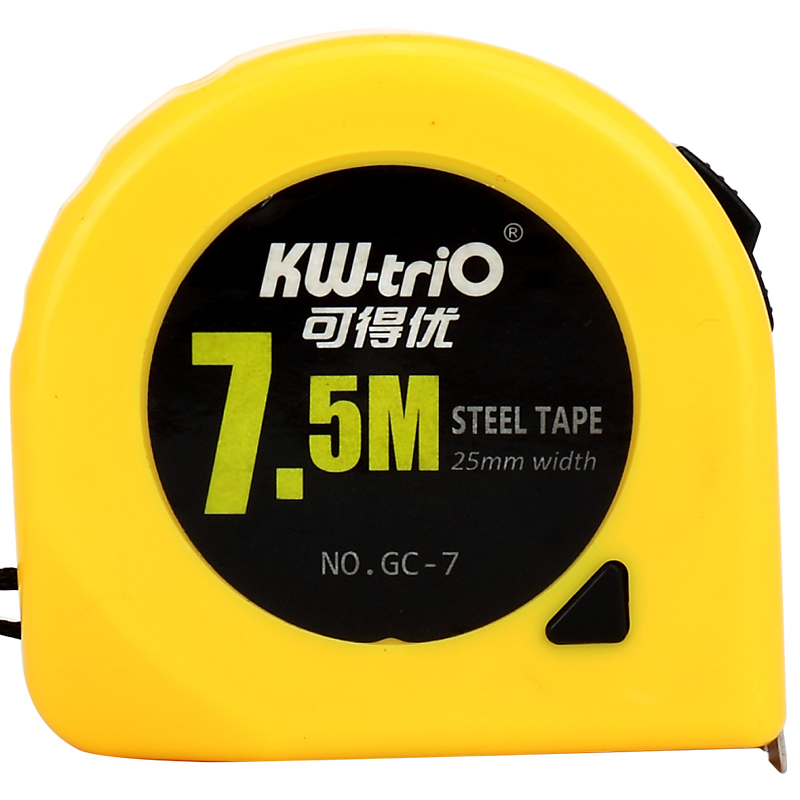 可得优 gc-7 7.5米钢卷尺 黄 单位:个
