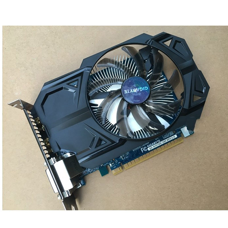 技嘉gtx750ti 2g 台式机游戏显卡
