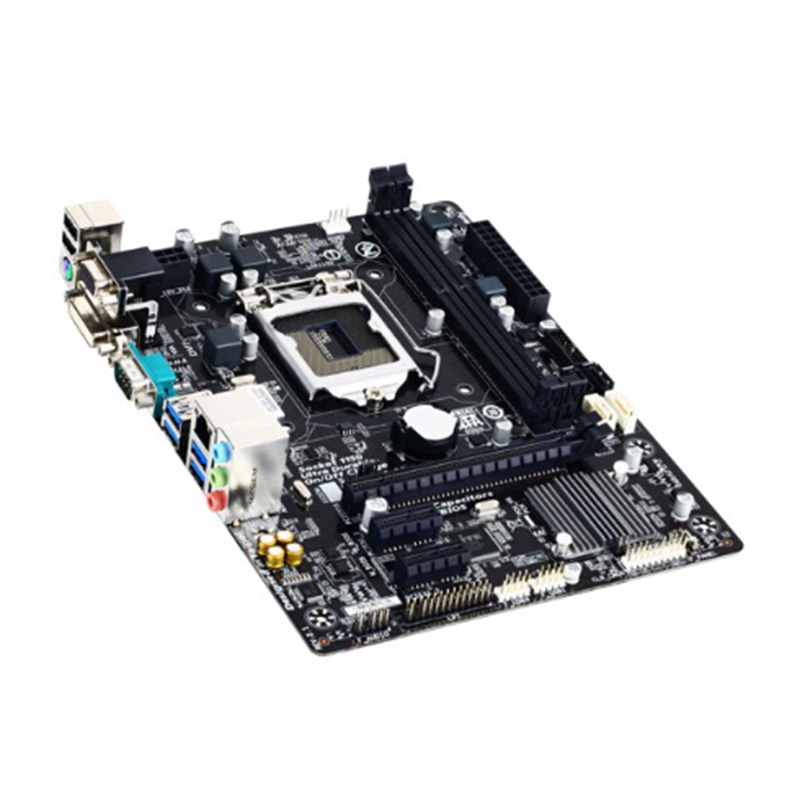 技嘉ga-h81m-d2 台式机电脑主板 黑色(单位:个)