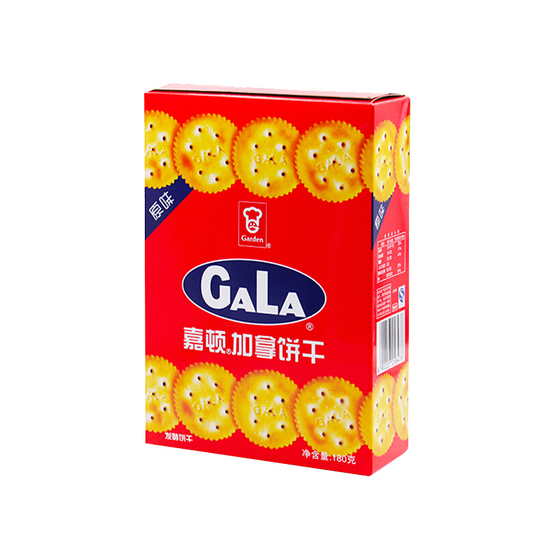 嘉顿180克 原味加拿饼干 12盒/箱