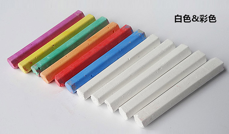 福牌 六角无尘彩色粉笔 48支/盒