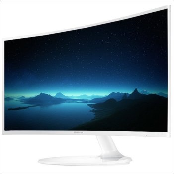 三星c27f391fh 27寸 曲面液晶显示器 白色