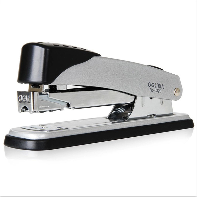 得力0328 12#订书机 黑色