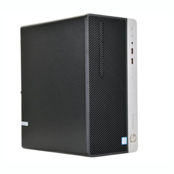 惠普hp prodesk 400 g4 台式电脑 i5-7500/4g/256ssd/超薄dvdrw/24寸