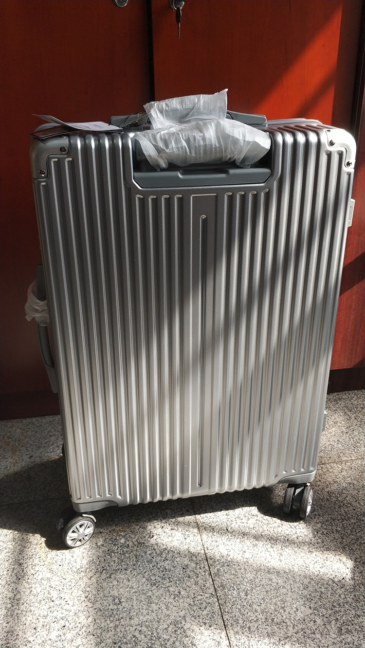 克莱斯顿 abs pvc 625-25 24寸万向轮拉杆行李箱 银灰 (单位:个)