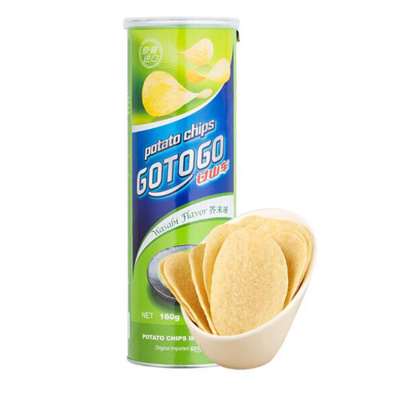 过山车 160g 芥末味薯片 14桶/箱(单位:桶)