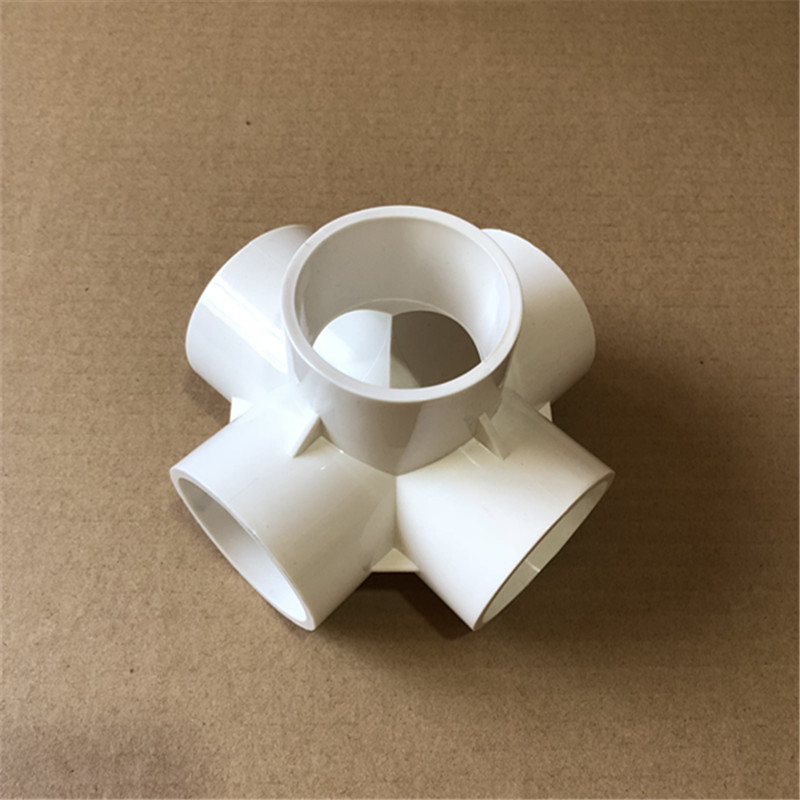 国产 5cm pvc立体五通 白色(单位:个)