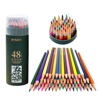 晨光awp36808 48色pp筒装彩色铅笔 48色/盒