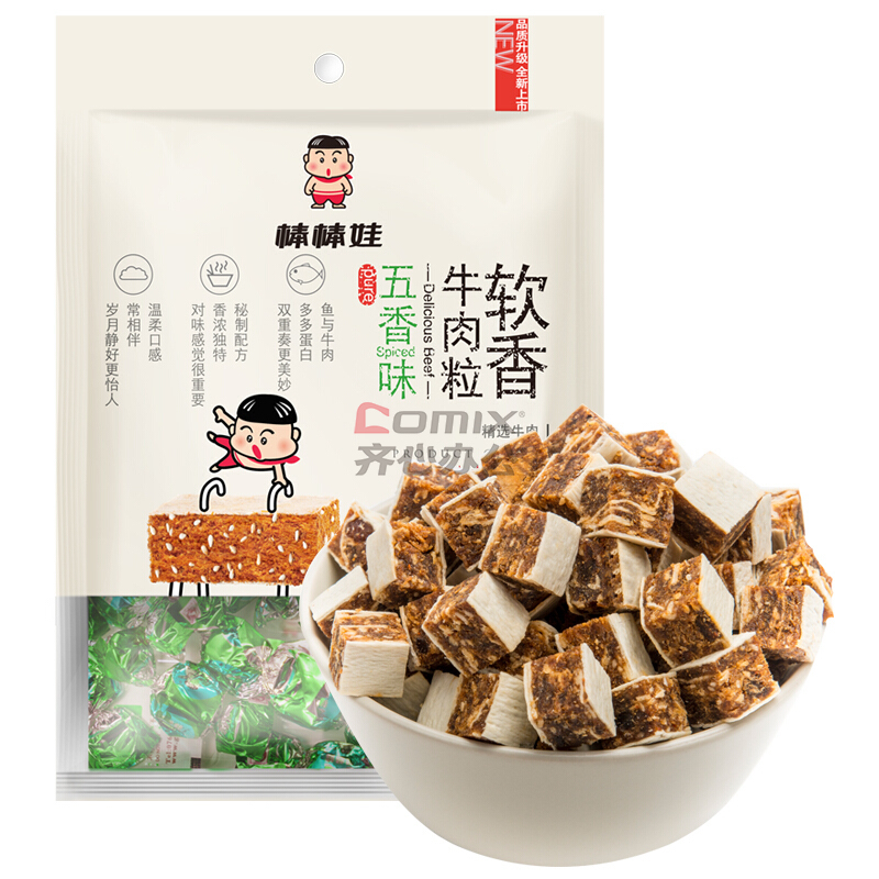 棒棒娃 五香味 80g牛肉粒 (单位:袋)