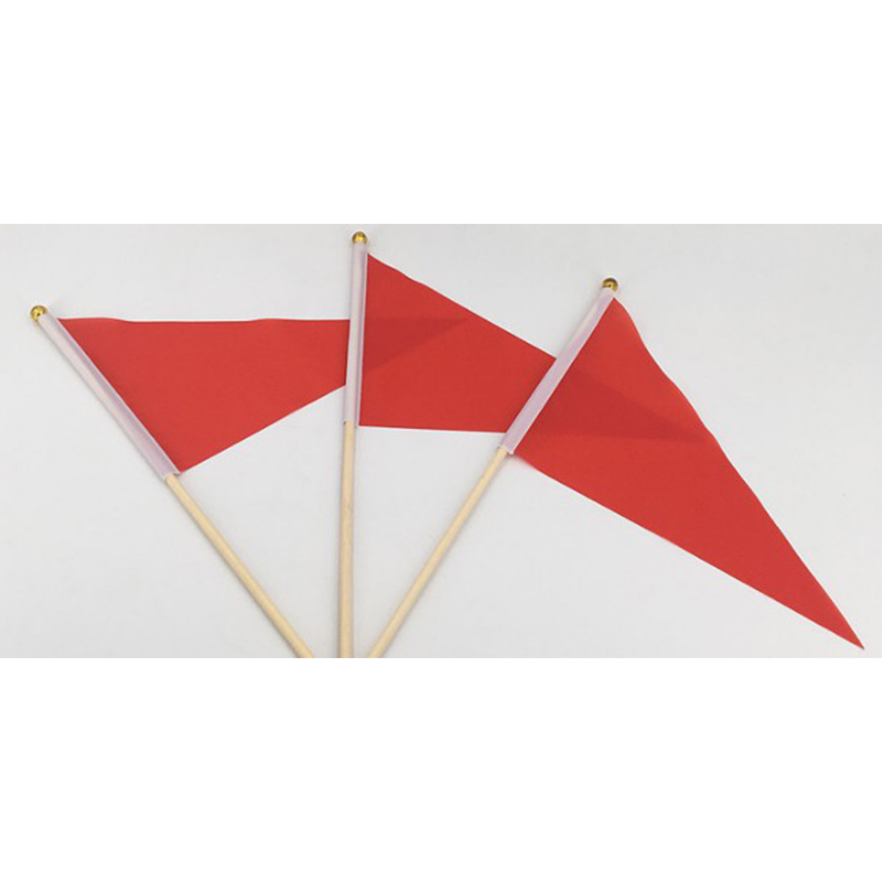 永盛14*21cm 捷旗手持三角彩旗 红 (单位:面)