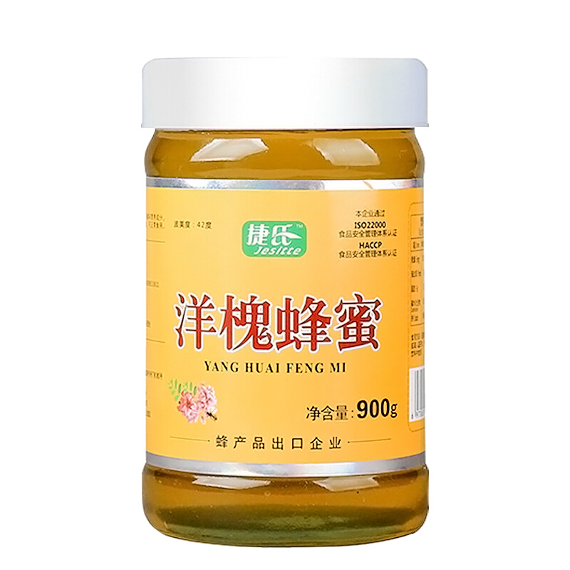 捷氏 洋槐蜂蜜 900g 单位:瓶