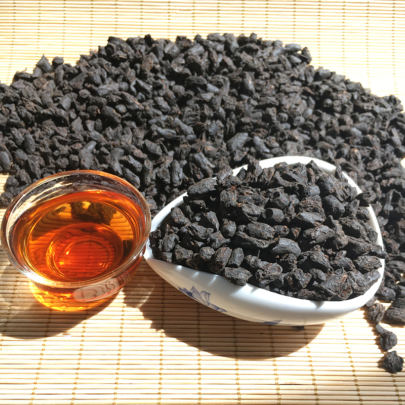 博源号 枣香碎银子/茶化石 250g 普洱茶熟茶(单位:盒)