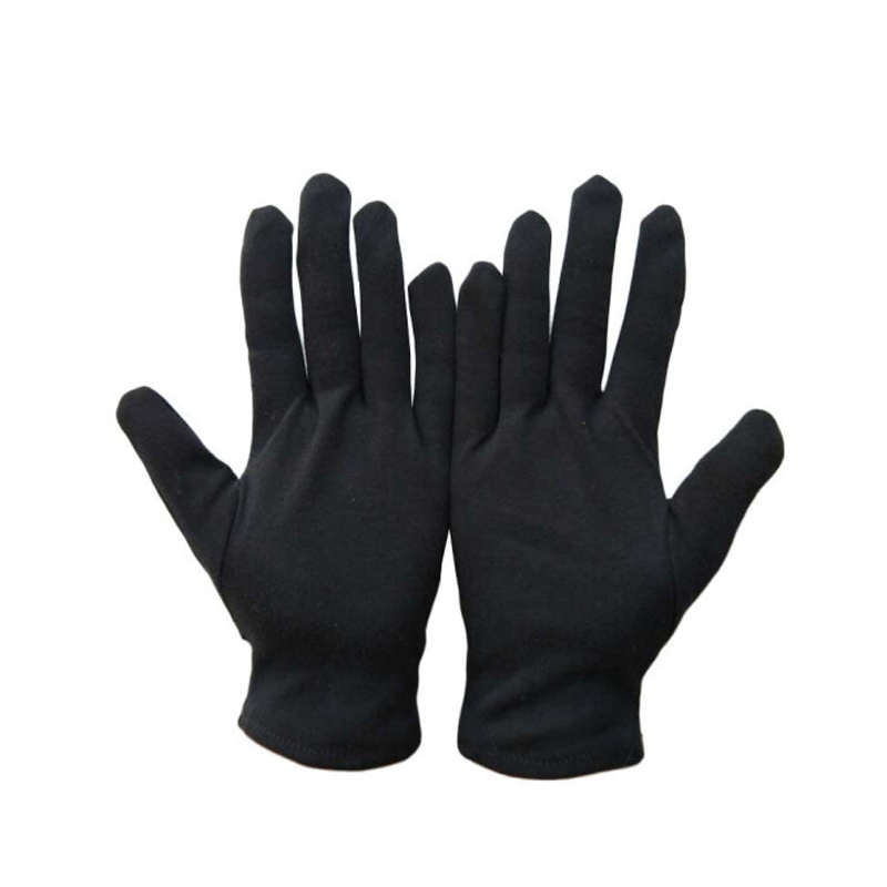 国产 均码 棉线礼仪手套 黑色 (单位:付)