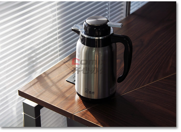 希诺xn-8860 1300ml 玻璃内胆不锈钢保温壶 粉红 (单位:个)