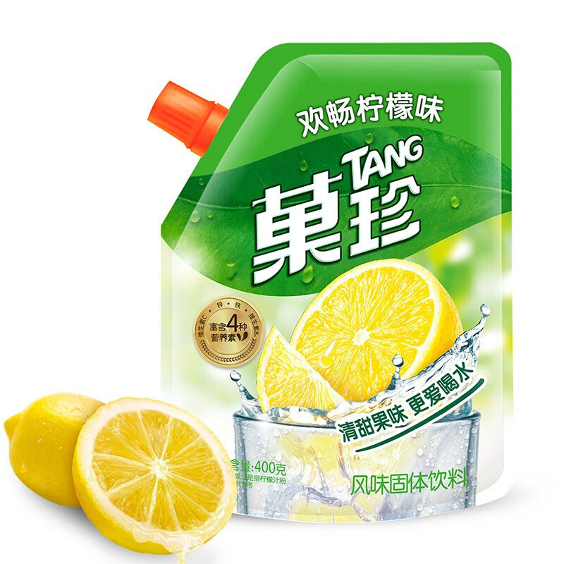 菓珍 柠檬味固体饮料 400g 单位:袋