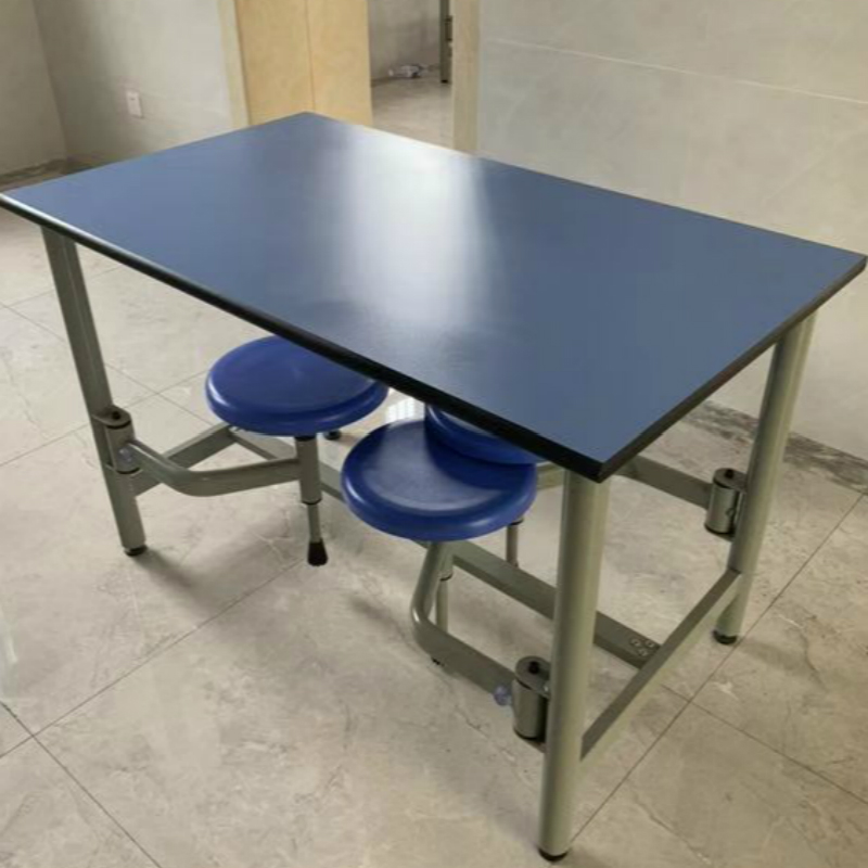 五星120*60cm 员工食堂餐桌椅/不锈钢餐桌/可折叠 白色(单位:张)
