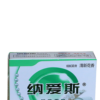 纳爱斯 珍珠香皂清新花香 125g 单位:块