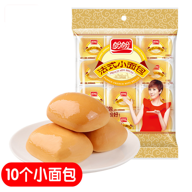 盼盼200g 软面包(奶香味,香橙味 16包/件(单位:包)