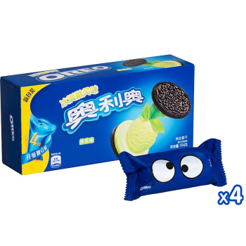 奥利奥 夹心饼干冰淇淋抹茶味 194g (单位:盒)