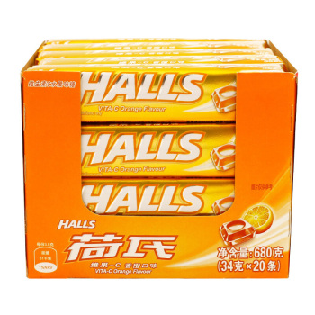荷氏 维果c香橙口味 34g*20 单位:盒