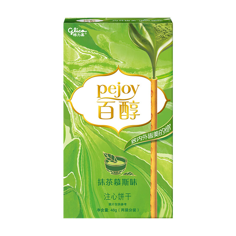 格力高 百醇抹茶慕斯味 48g (单位:盒)