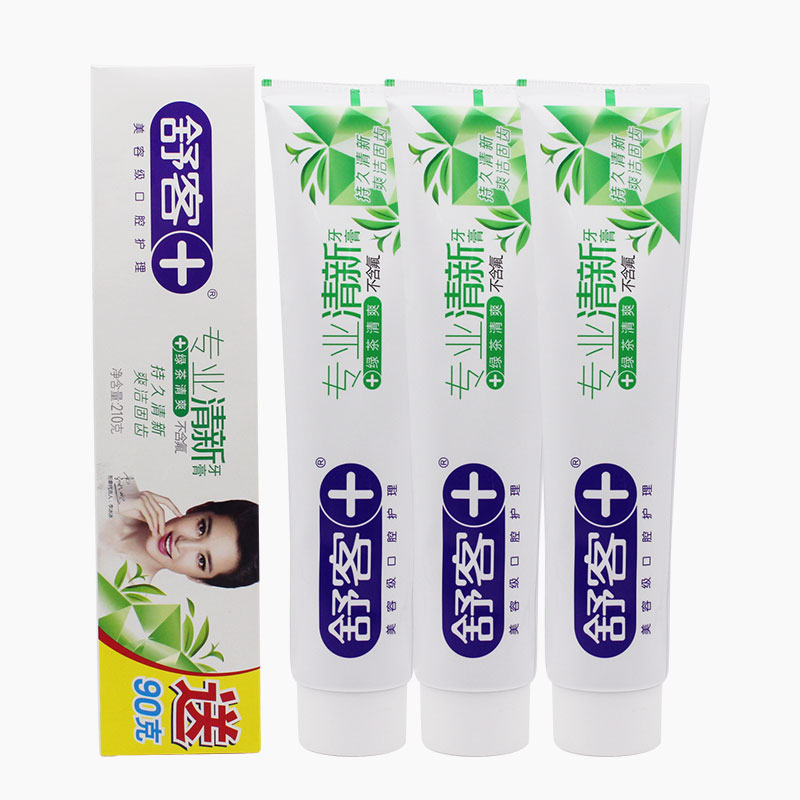 舒客 专业清新牙膏(绿茶清爽) 210g 单位:支
