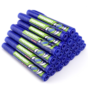 宝克mp2903 物流笔油性记号笔 137*18mm 24/盒 蓝色 (单位:盒)