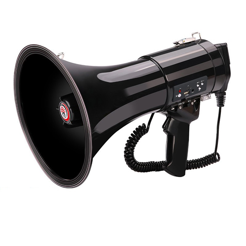 雷公王 vscr-87全黑款 50w 120秒录音充电插卡扩音喇叭 单位:个