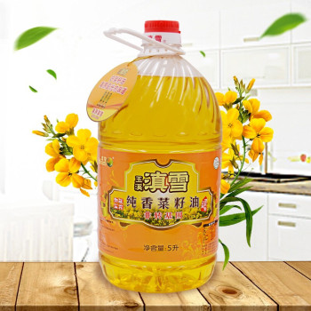 滇雪5l 非转基因 压榨菜籽油 云南滇雪纯香菜籽油(单位:瓶)