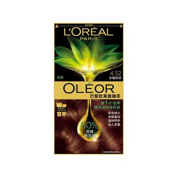 欧莱雅 臻萃精华油染发霜木莓彤棕 4.52 60g 60g 40ml 12ml 单位:盒