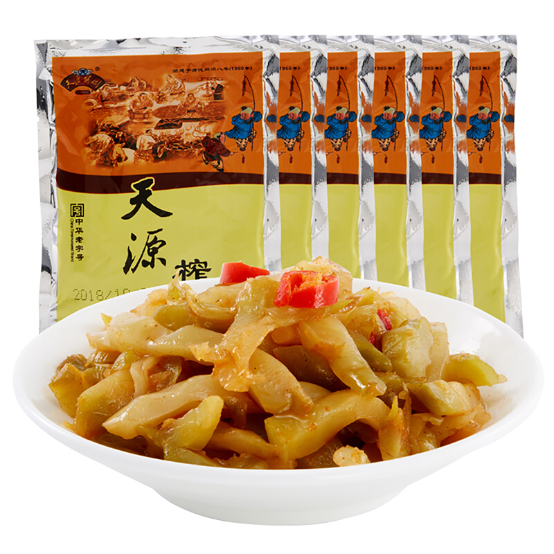六必居 天源酱园榨菜 70g*6袋 单位:包