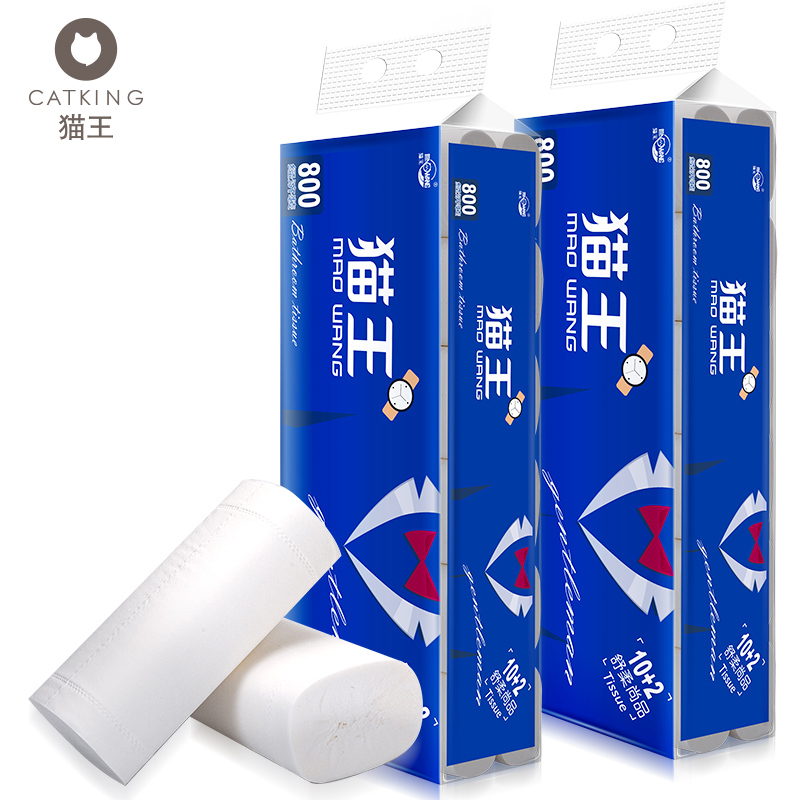 猫王mds04-1 4层无芯卷筒纸 12卷/提 (单位:提)70提起订