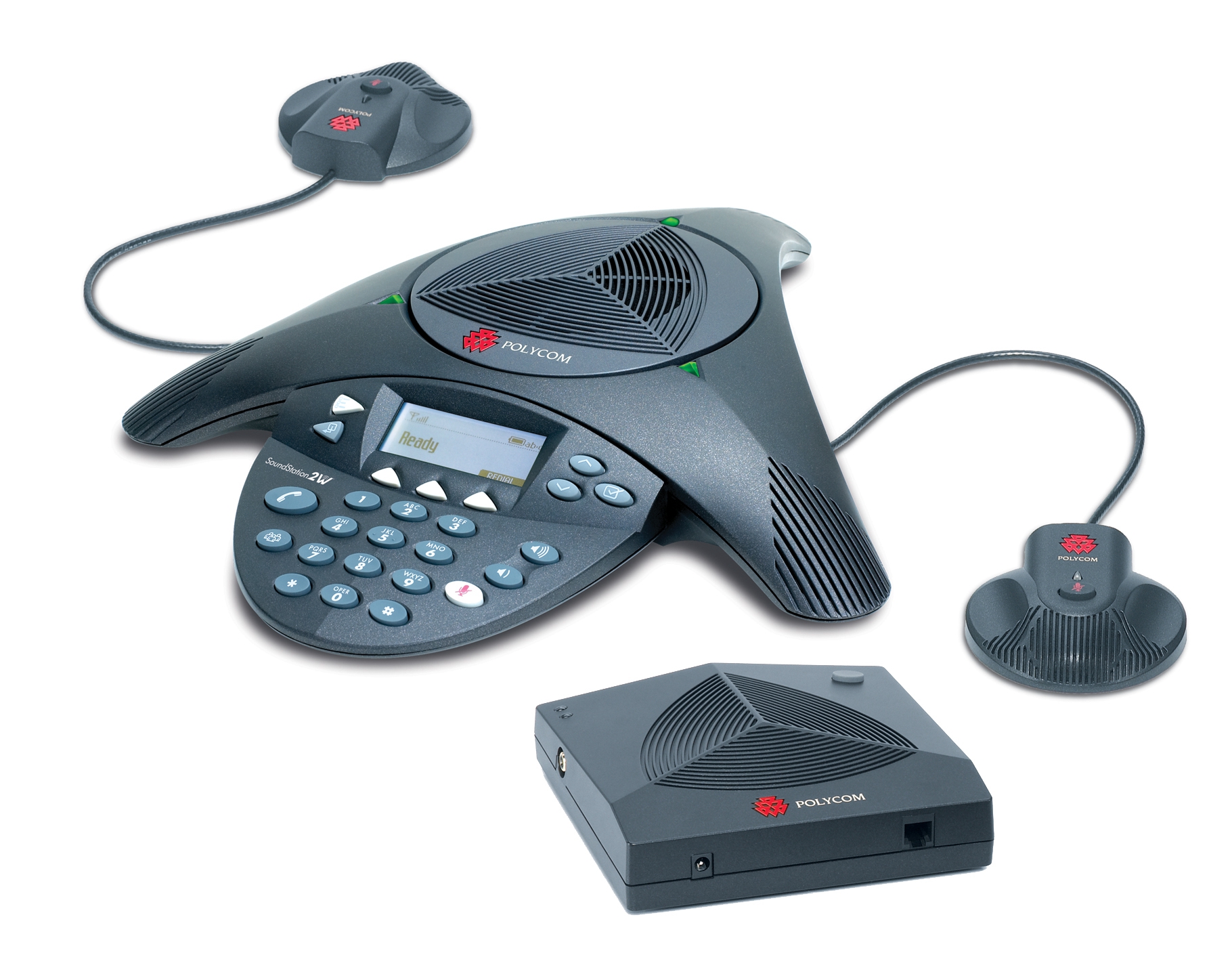 宝利通 音频会议系统电话机 soundstation 2w 扩展型